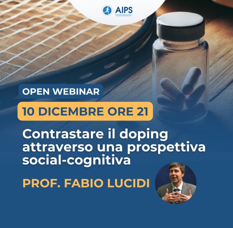 Clicca per ingrandire Open Webinar: Contrastare il Doping attraverso una prospettiva social-cognitiva