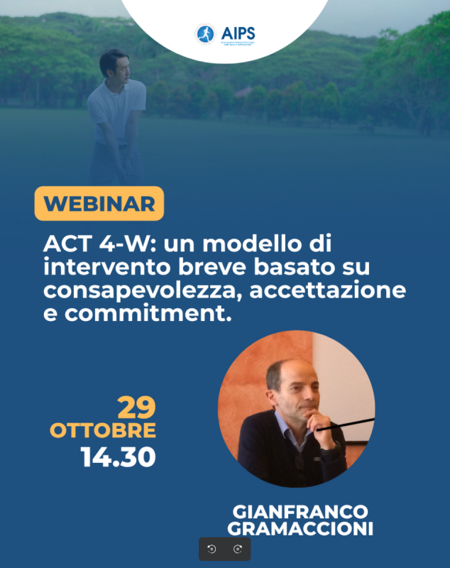 ACT 4-W: Un modello di intervento breve basato su consapevolezza, accettazione e commitment